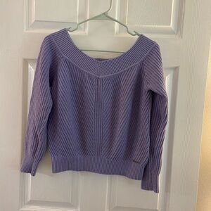 Abercrombie Off the Shoulder Sweater - S